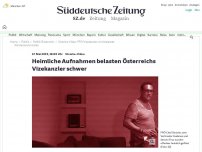 Bild zum Artikel: Strache-Video: Heimliche Aufnahmen belasten Österreichs Vizekanzler schwer