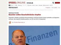 Bild zum Artikel: Tabaksteuer-Vorstoß: Raucher sollen Haushaltslücke stopfen