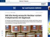 Bild zum Artikel: Verseuchter Honig für Julia Klöckner