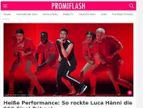Bild zum Artikel: Heiße Performance: So rockte Luca Hänni die ESC-Final-Bühne!
