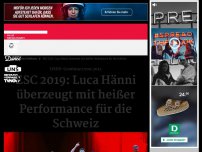 Bild zum Artikel: ESC 2019: Luca Hänni überzeugt mit heißer Performance für die Schweiz