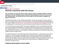 Bild zum Artikel: Deutschland nur Drittletzter: Duncan Laurence holt ESC-Krone für die Niederlande