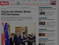 Bild zum Artikel: Nach Rücktritt: Strache überlegt, Wiener FPÖ-Chef zu bleiben