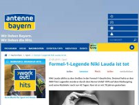 Bild zum Artikel: Formel-1-Legende Niki Lauda ist tot