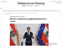 Bild zum Artikel: Meinung am Mittag: Österreich: Mit Kurz' politischer Jungfräulichkeit ist es vorbei