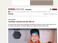 Bild zum Artikel: Viraler Video-Hit: YouTuber rechnet mit der CDU ab 