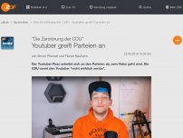 Bild zum Artikel: Youtuber greift Parteien an