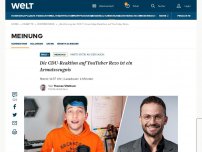 Bild zum Artikel: Die CDU-Reaktion auf YouTuber Rezo ist ein Armutszeugnis
