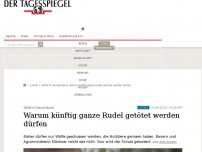 Bild zum Artikel: Warum künftig ganze Rudel getötet werden dürfen