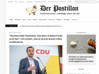 Bild zum Artikel: 'Mussten leider feststellen, dass Rezo in jedem Punkt recht hat': CDU erklärt, warum sie kein Konter-Video veröffentlicht