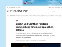 Bild zum Artikel: Islam: Spahn und Günther fordern Entwicklung eines europäischen Islams