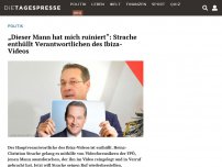 Bild zum Artikel: „Dieser Mann hat mich ruiniert“: Strache enthüllt Verantwortlichen des Ibiza-Videos