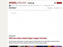 Bild zum Artikel: Urheberrecht: Die CDU hat schon wieder Ärger wegen YouTube