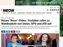 Bild zum Artikel: Nach 'Zerstörungs'-Video: Neues 'Rezo'-Video: Youtuber rufen zu Wahlboykott von Union, SPD und AfD auf