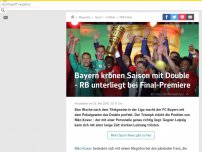 Bild zum Artikel: Bayern krönen Saison mit Double - RB unterliegt bei Final-Premiere