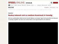 Bild zum Artikel: Street-Art: Banksy bekennt sich zu zweitem Kunstwerk in Venedig