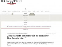 Bild zum Artikel: 'Rezo zitiert sauberer als so mancher Bundesminister'