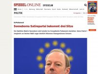 Bild zum Artikel: EU-Parlament: Sonneborns Satirepartei bekommt drei Sitze