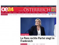 Bild zum Artikel: Le Pens rechte Partei siegt in Frankreich