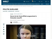 Bild zum Artikel: Darum ist der Greta-Effekt ausgerechnet in Schweden verpufft