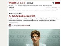 Bild zum Artikel: CDU-Chefin gegen YouTuber: Die Selbstzerstörung der @AKK