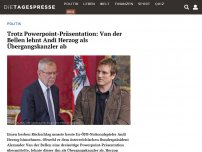 Bild zum Artikel: Trotz Powerpoint-Präsentation: Van der Bellen lehnt Andi Herzog als Übergangskanzler ab
