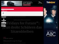 Bild zum Artikel: „Fridays for Future“: Jetzt droht Schülern das Sitzenbleiben