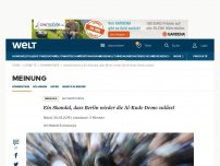 Bild zum Artikel: Ein Skandal, dass Berlin wieder die Al-Kuds-Demo zulässt