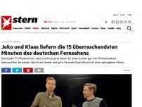 Bild zum Artikel: Live auf Pro Sieben: Joko und Klaas liefern die 15 überraschendsten Minuten des deutschen Fernsehens