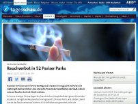 Bild zum Artikel: In Paris gilt bald Rauchverbot in 52 Parks