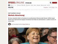 Bild zum Artikel: Anti-Trump-Rede in Harvard: Merkels Abrechnung