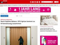 Bild zum Artikel: Beben nach Europawahl - Nahles kündigt Rücktritt als SPD- und Fraktionschefin an