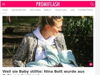 Bild zum Artikel: Weil sie Baby stillte: Nina Bott wurde aus Café geschmissen!