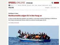 Bild zum Artikel: Flüchtlinge in Libyen: Rechtsanwälte zeigen EU in Den Haag an