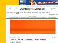 Bild zum Artikel: Ein deutsches Drama: Die SPD ist ein Glücksfall – viele wissen es nur nicht