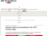 Bild zum Artikel: Kühnert hält sich Kandidatur für SPD-Vorsitz offen