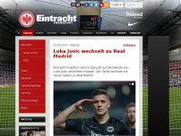 Bild zum Artikel: Luka Jovic wechselt zu Real Madrid