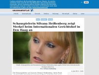Bild zum Artikel: Schauspielerin Silvana Heißenberg zeigt Merkel beim Internationalen Gerichtshof in Den Haag an