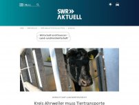 Bild zum Artikel: Kreis Ahrweiler muss Tiertransporte zulassen