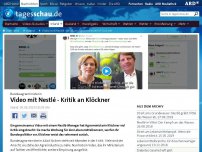 Bild zum Artikel: Video mit Nestlé - Kritik an Agrarministerin Klöckner