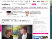 Bild zum Artikel: Nestlé-Video von Julia Klöckner löst Shitstorm aus: 'Schleichwerbung!'