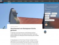 Bild zum Artikel: Storchennest von Ramspauer Kirche geräumt