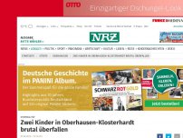 Bild zum Artikel: Kriminalität: Zwei Kinder in Oberhausen-Klosterhardt brutal überfallen