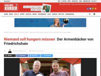 Bild zum Artikel: Niemand soll hungern müssen: Der Armenbäcker von Friedrichshain