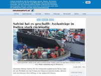 Bild zum Artikel: Salvini hat es geschafft: Asylanträge in Italien stark rückläufig
