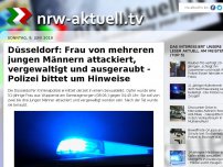 Bild zum Artikel: Düsseldorf: Frau von mehreren jungen Männern attackiert, vergewaltigt und ausgeraubt - Polizei bittet um Hinweise