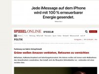 Bild zum Artikel: Forderung von Katrin Göring-Eckardt: Grüne wollen Amazon verbieten, Retouren zu vernichten