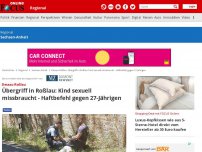 Bild zum Artikel: Dessau-Roßlau - Übergriff in Roßlau: Kind sexuell missbraucht - Haftbefehl gegen 27-Jährigen