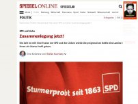 Bild zum Artikel: SPD und Linke: Zusammenlegung jetzt!