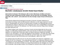 Bild zum Artikel: Anzeige gegen Rammstein-Sänger: Zeitung: Lindemann bricht Hotel-Gast Kiefer